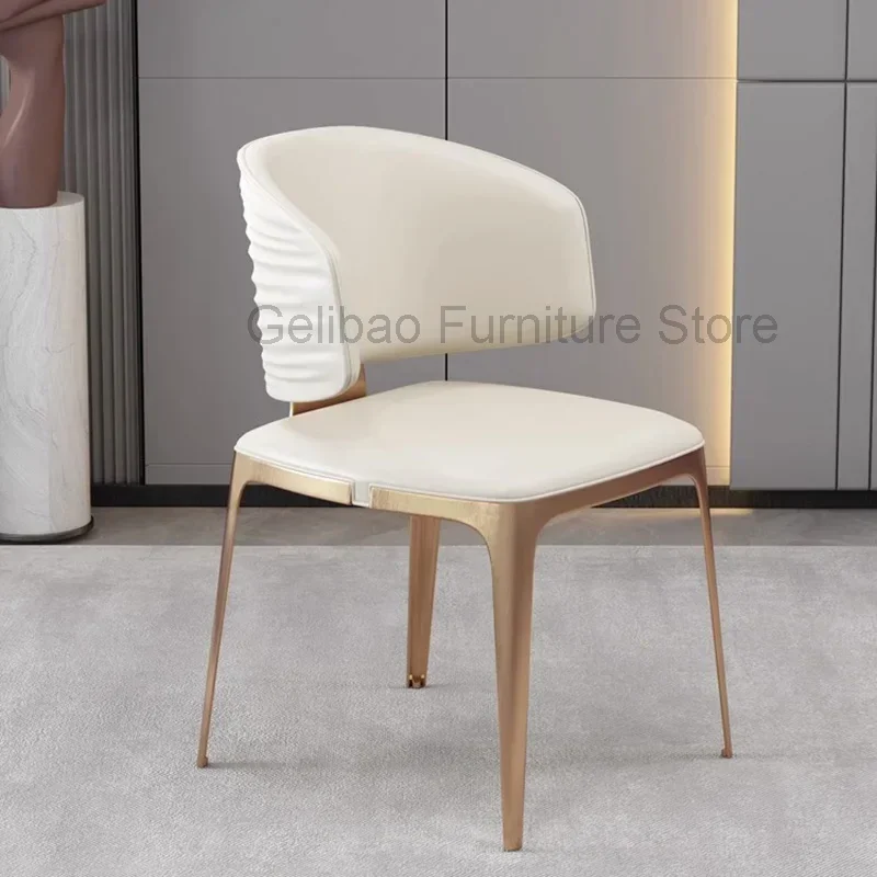 

Luxury Nordic Dining Chairs Modern Ergonomic Living Room Dining Chairs Bedroom Minimalist Bar Comfortable Silla Home Furniture