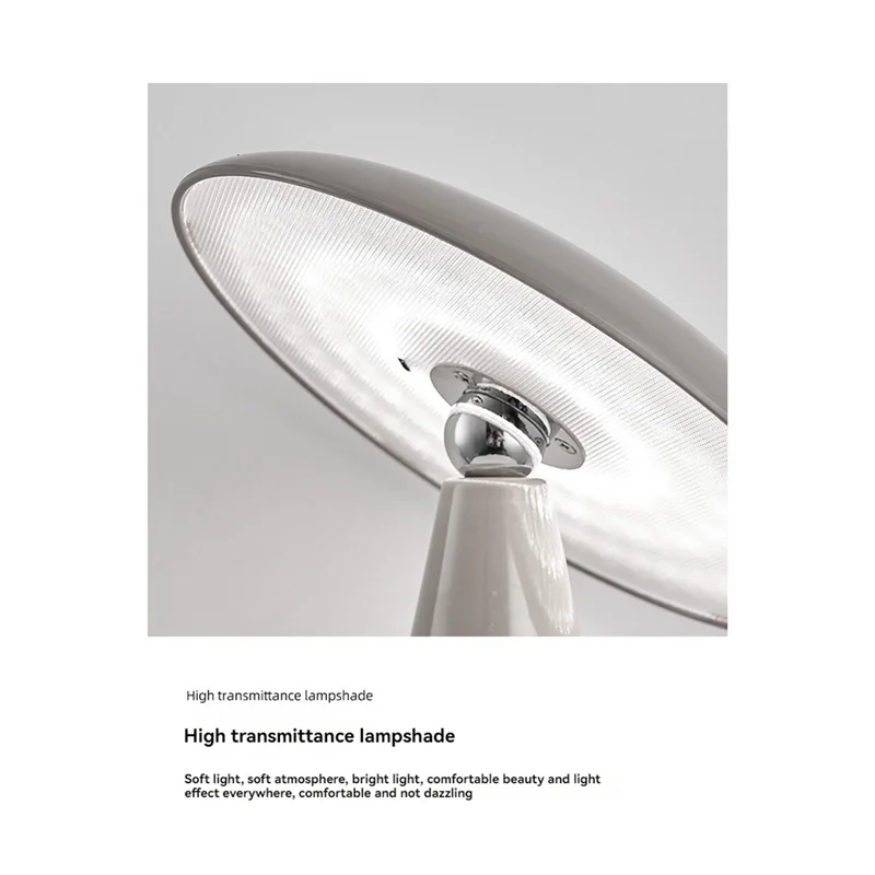 ABBN-Magnetische LED-Tischlampe, Nachttischlampe, Nachttischlampe für Schlafzimmer, 3-farbige Dimmung, Touch-Lampe für Lesezimmer