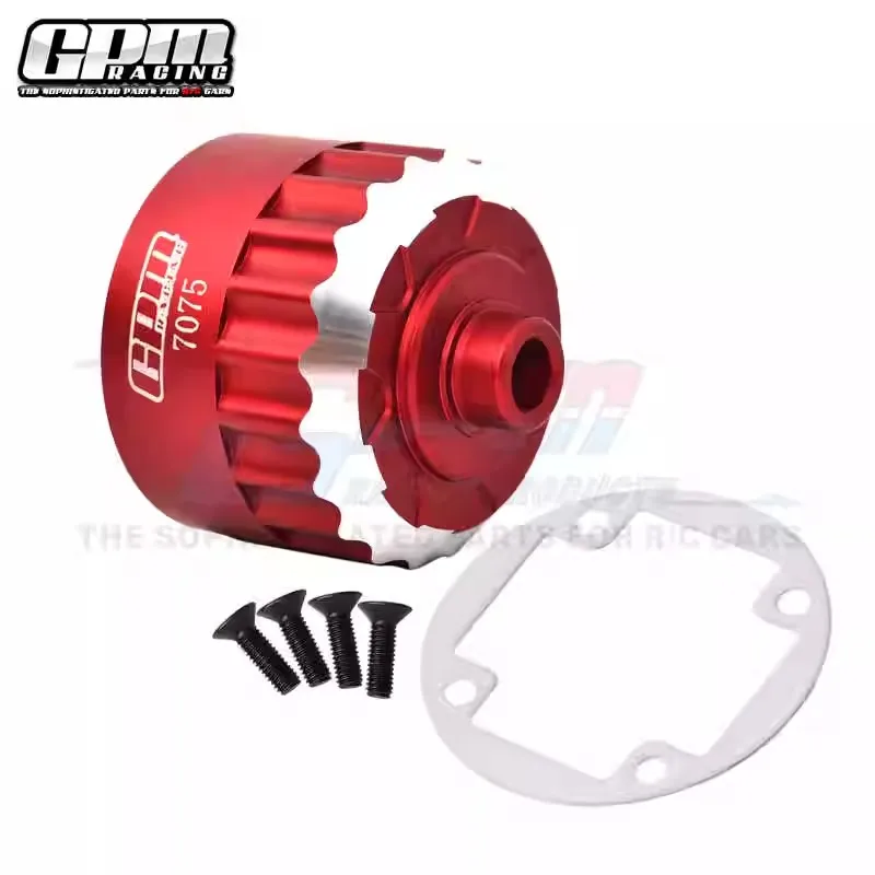 GPM Racing CNC 7075 Alloy Front Center Rear Diff Housing For LOSI 1/6 Super Baja Rey v1 v2 GPM RC Parts