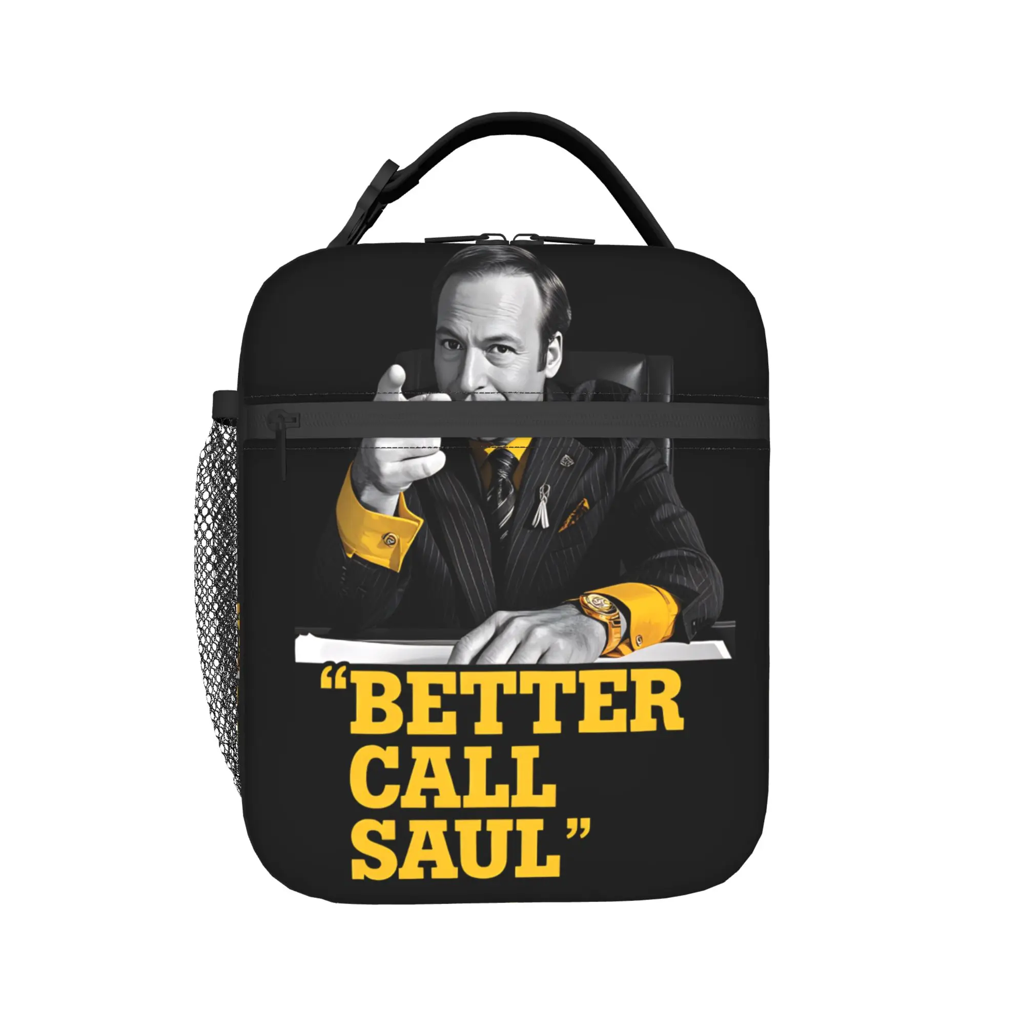 Breaking Bad Los Pollos Hermanos Lunch Bag Lunch Box For Men Picnic Portable Cooler Bag Oxford Print Thermal Tote Handbags