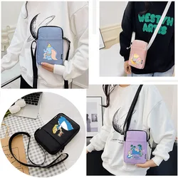 Disney Alice Dumbo Dames Crossbody Tas 2024 Eenvoudige Mooie Schoudertas Canvas Cartoon Populaire Mode Vrouwen Schoudertassen