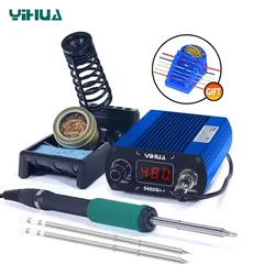 YIHUA 948DB+-II 110-240V Soldering Station 75W Quick Heating with Tip T12 Electronic Soldering Iron Station