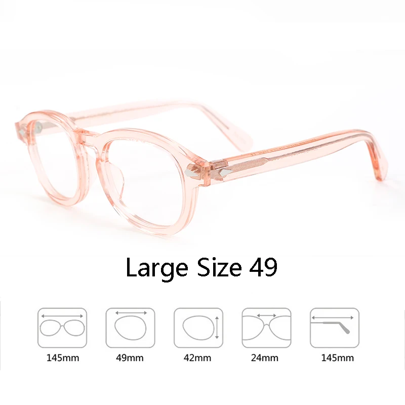 Johnny Depp Style Acetate Spectacle Frame