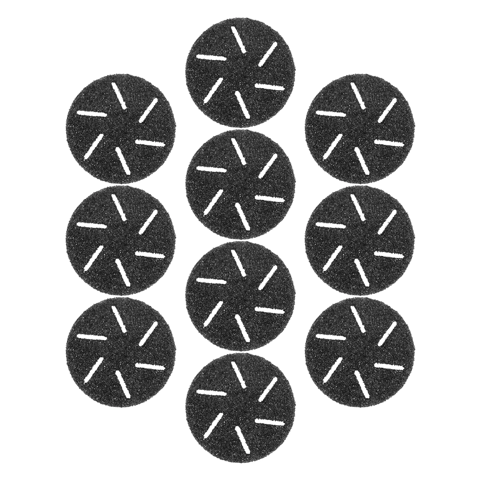 

10 Pcs Foot File Replacement Roller Heads Coarse Electric Spare Parts Nail Grinder Supplies Tools Callus Remover Foot