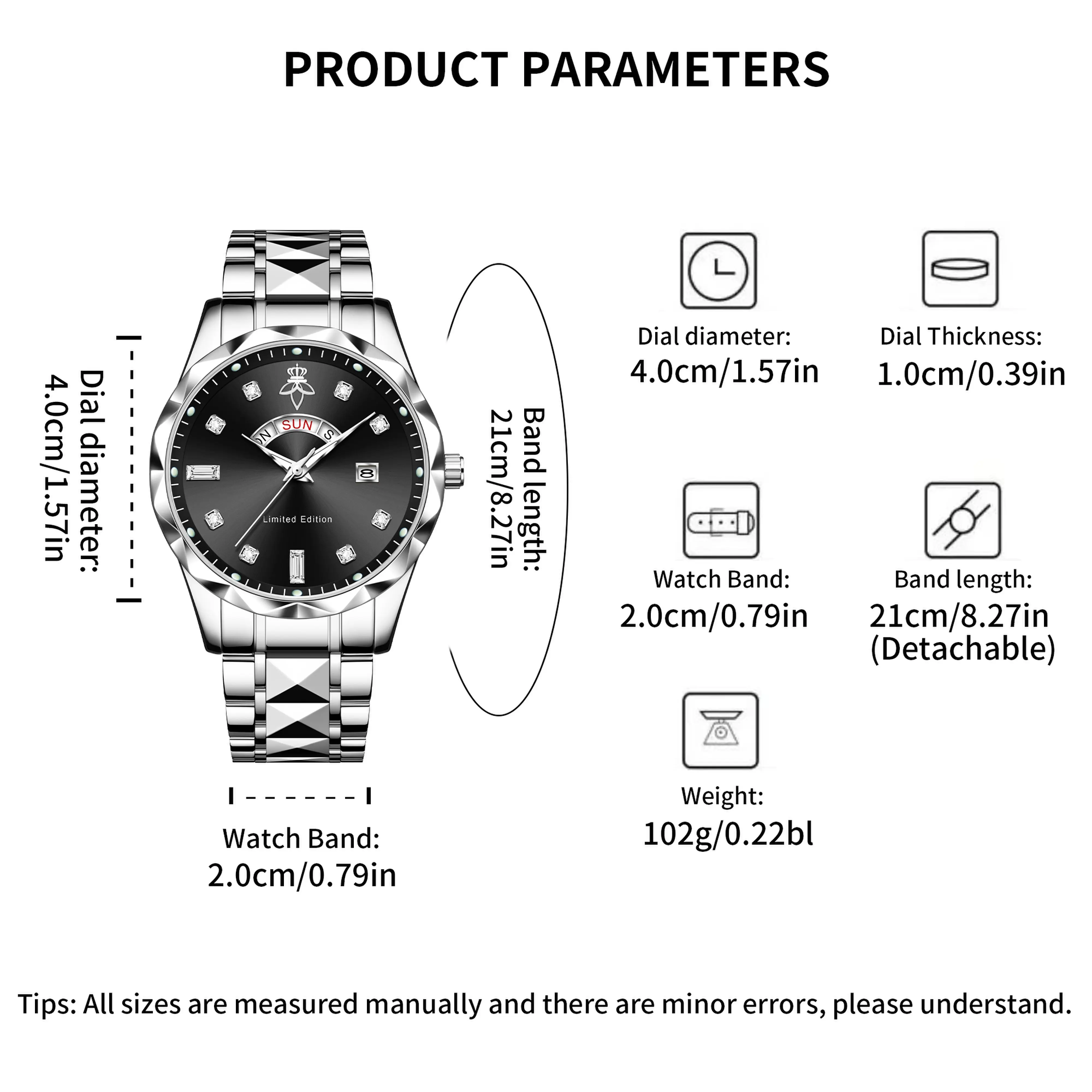 YaLaLuSi Fashionable, Casual Men’s Business Steel-Strap Bracelet Watch – Water-Resistant Quartz Timepiece, Ideal as a Gift Reloj