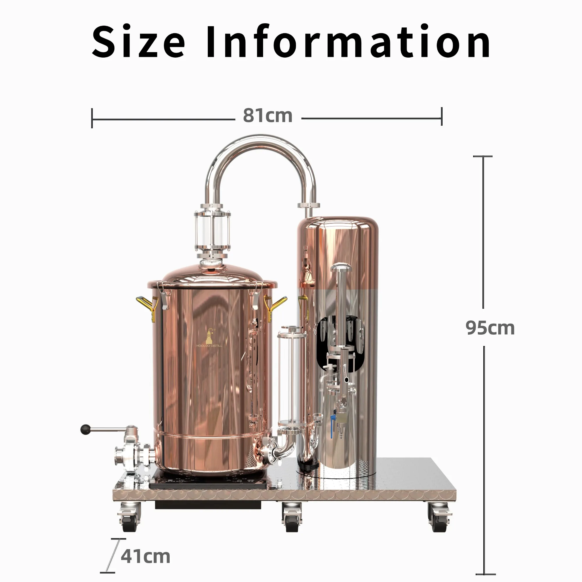 HOOLOO MOVE-30 Home Hydrosol جهاز تقطير الزيوت العطرية استخلاص الزيوت العطرية للنباتات والزهور وتقطير النحاس #5