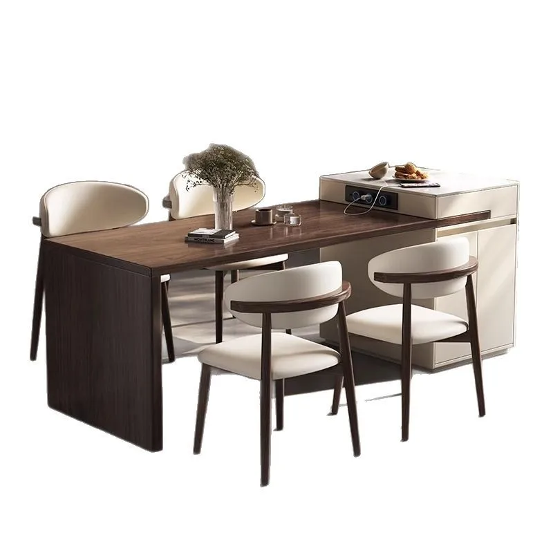 

North America, Black Walnut, Island Terrace, Dining Table, All-in-One, Modern, Minimalist, Living Room