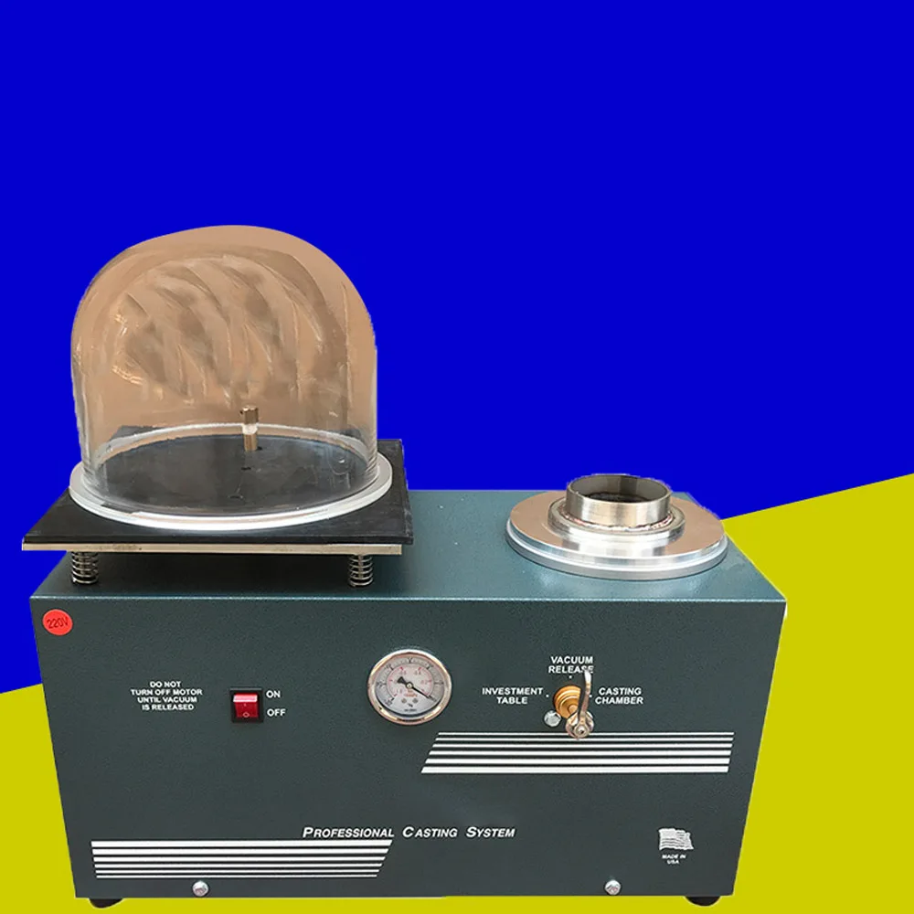 2025 2L مونومر آلة الصب آلة فراغ الجص واحدة 110/220 فولت مجوهرات آلة شفط الطرد المركزي صب القالب