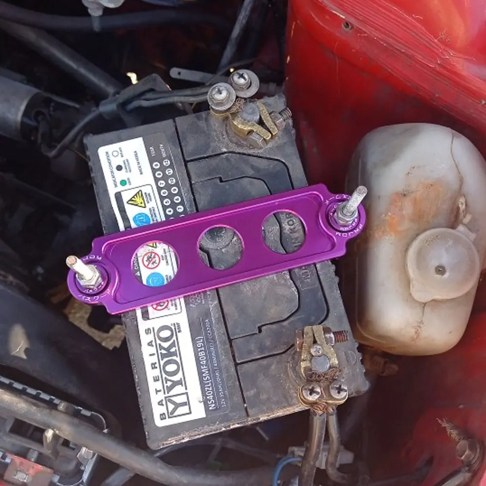 Aluminum alloy Billet Battery Tie Down For Honda Civic EG EK DEL SOL S2000 Acura Integra