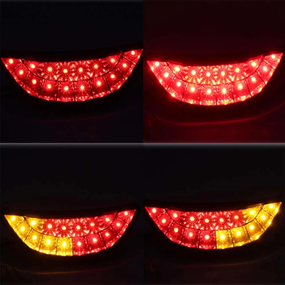 For Yamaha V MAX 1700 2009 2010 2011 2012 2013 Accessories Motorcycle LED Rear Tail Light Turn Brake Signal Integration