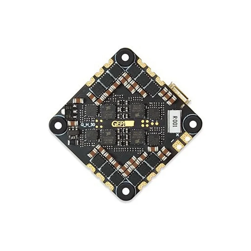 FFYY-GEP-F411-35A F411 AIO controlador de vuelo BLHELIS 35A 4 en 1 ESC 2-6S 25,5 Mm x 25,5 Mm para RC FPV Cinewhoop Drone