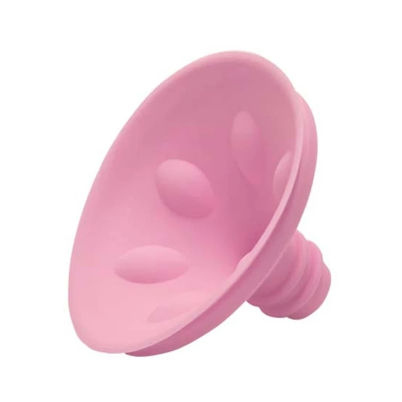 Ergonomic 3 Way Breast Flange Silicone Petal Size Adapter Easy to Clean and Assemble for Lactation Comfort