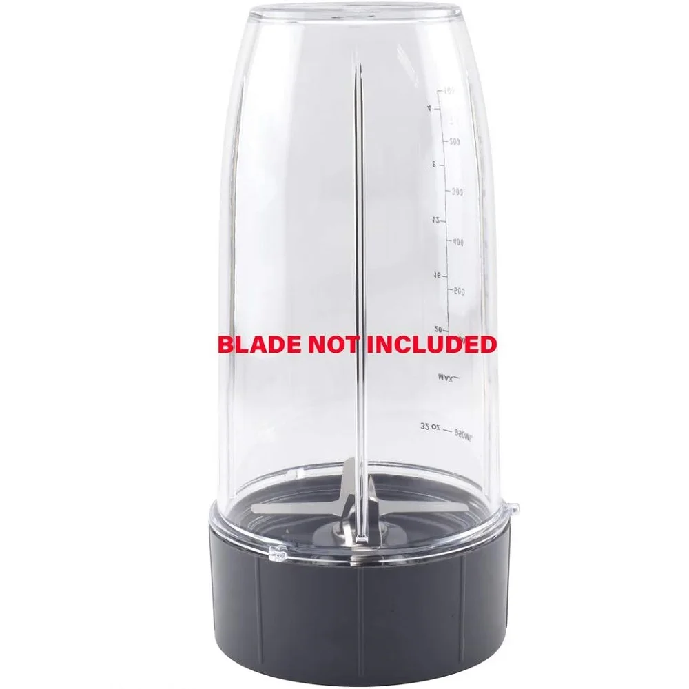 32 oz Tall Colossal Cup Replacement Part Compatible with Nutri Bullet 600W 900W Blenders NB-101B NB-101S NB-201