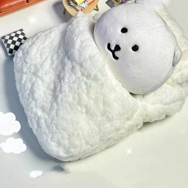 Cozy Furnishing for 10cm Doll Bed includes Comforter and Pillow