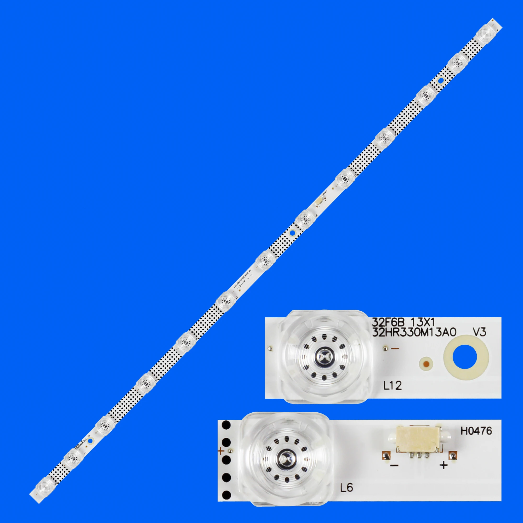 

1/5/10 Kit LED Backlight Strip13LED For 32S5203 32HG5500 32L2F 32A160J 32F8H 32L8H L32F3301B 32S334 32S331-CA 32HR330M13A0 V3