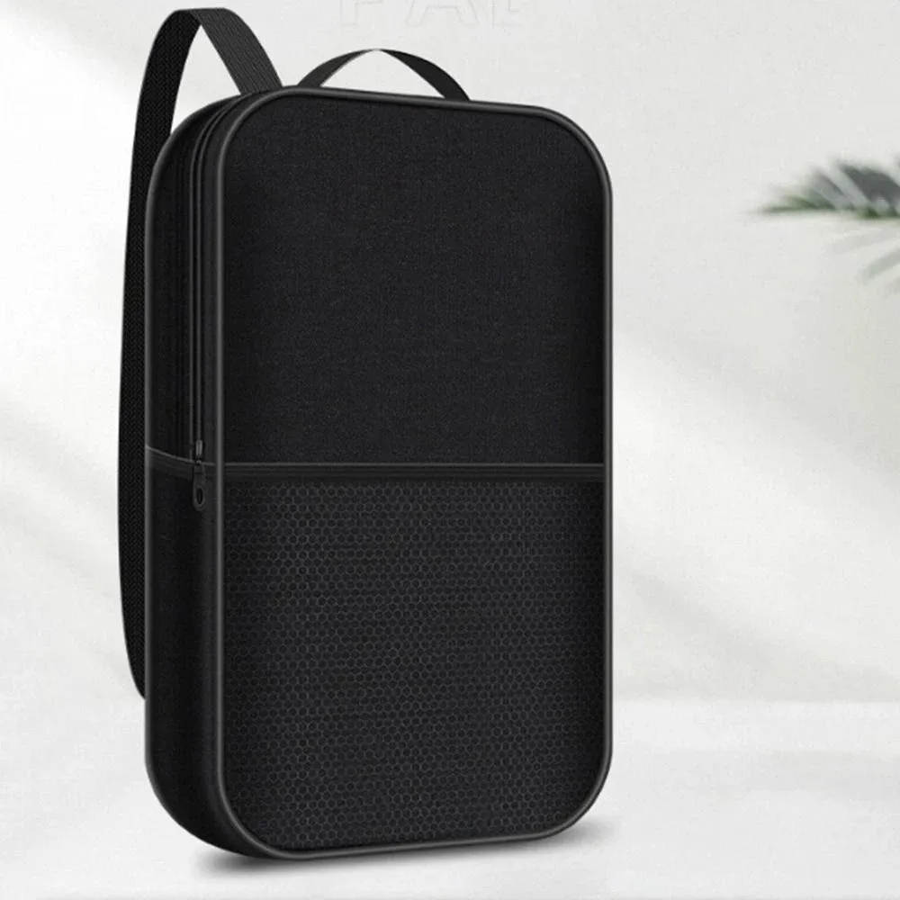 

Portable Pickle Racket Bag Backpack Professional Pickleball Paddle Bag Solid Color Large Capacity Racket Organizer Unisex