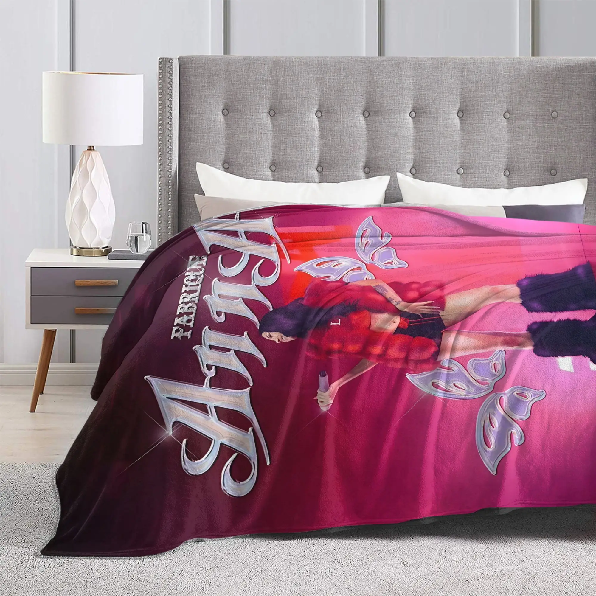 Customize Anna Vera Baddie Tour 2025 Themed Ultra-Soft Flannel Blanket, Soft And Warm for Autumn And Winter, Printed Throw Blank