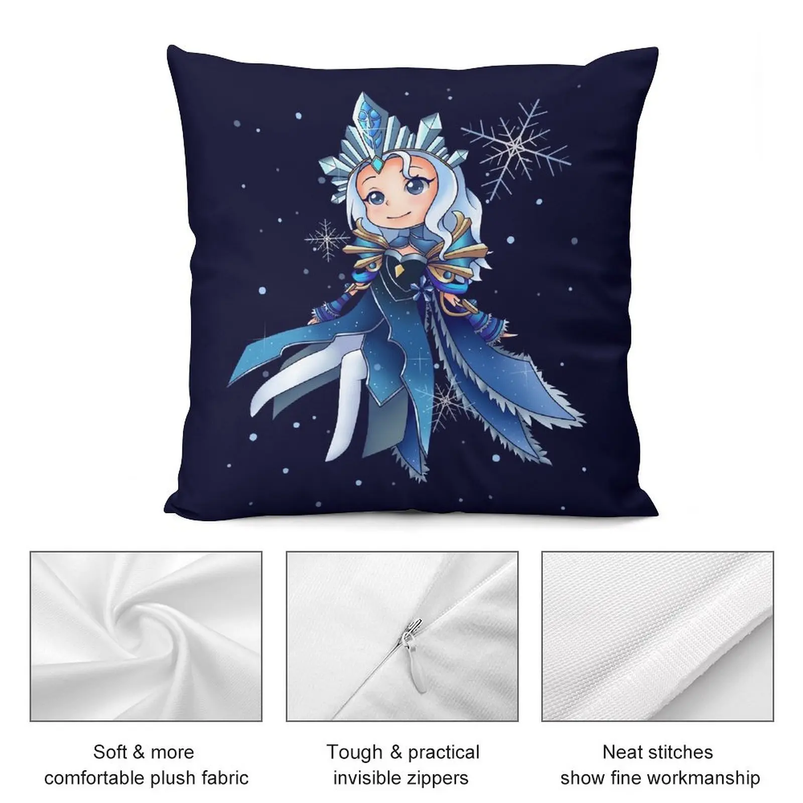 Dota 2 Crystal Maiden Throw Pillow pillows decor home Cushion Child Decorative Cover For Living Room ornamental pillows pillow