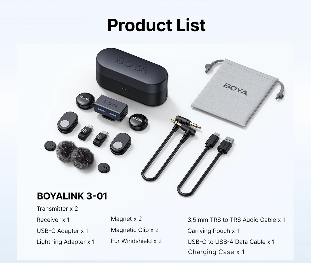 Boya BOYALINK 3-01 Wireless Microphone Price in Bangladesh