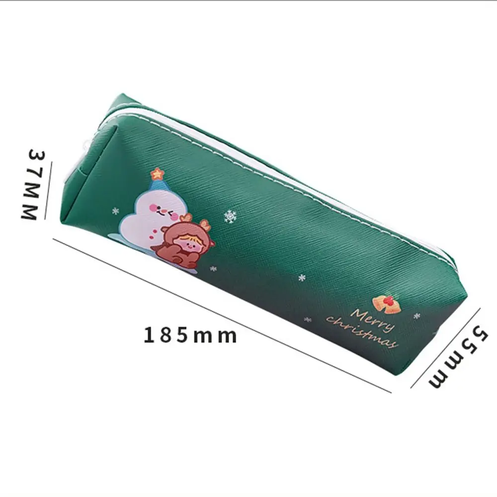 Stationery School Supplies Gingerbread Man Girl Children Student Gift Cartoon Pencil Case Christmas Pencil Bag Storage Bag