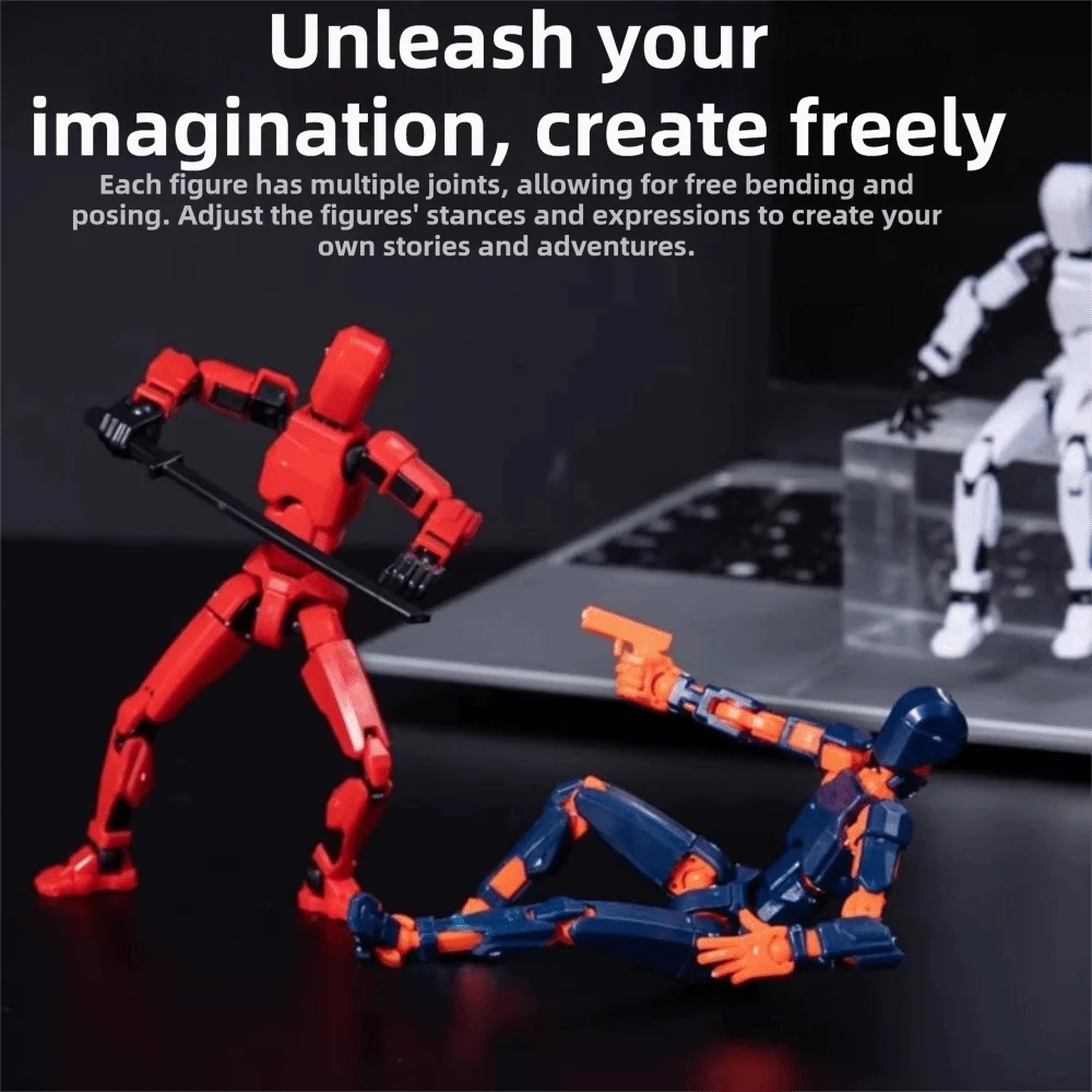 Robot Articolato Modellabile, Robot Trasformabile Multi-Articolato, Action Figure Robot Mobile, Giocattolo Portatile, Robot Che Cambia Forma