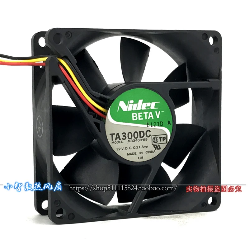 ОРИГИНАЛЬНЫЙ M33409-68 12 В 8025 80*80*25 мм НОВЫЙ ОХЛАЖДАЮЩИЙ ВЕНТИЛЯТОР РАДИАТОР