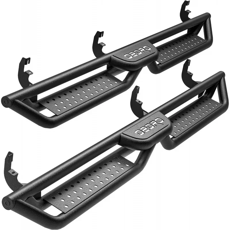 6 Inch Running Boards Compatible with 2015-2024 Chevy Colorado/GMC Canyon Crew Cab, Bolt-on Side Steps Steel Nerf Bars