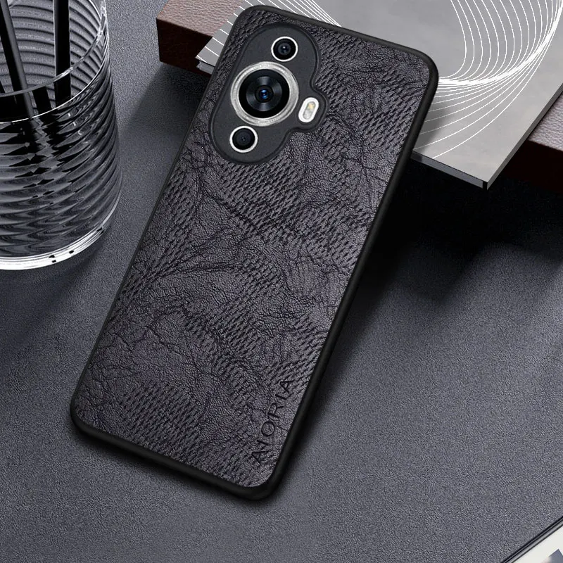Case for Huawei Nova 12S 12 SE 12i Business wind cortex pattern Leather cover for nova 12s case