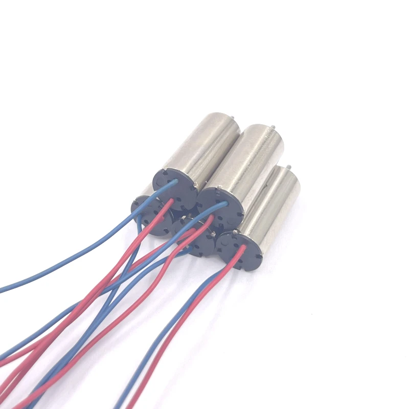 5pcs 8520 8.5mm*20mm DC 3V-4.2V 54000 RPM Ultra-High Speed Strong Magnet Coreless Motor DIY Drone Aircraft