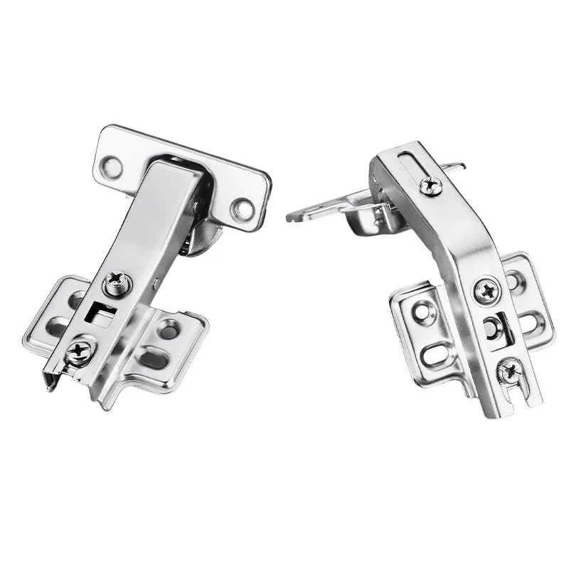 Damping Hinge Large Angle Soft-Close Half-Mortise Concealed Cabinet Hinges Buffer mute 165°135° 90° for Corner Wardrobe Cabinet