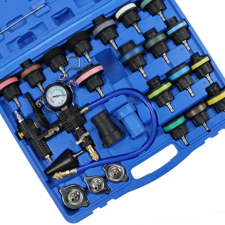 Automotive Water Tank Leak Test Detector and Vacuum Coolant Radiator Pump Pressure Cooling System Tester