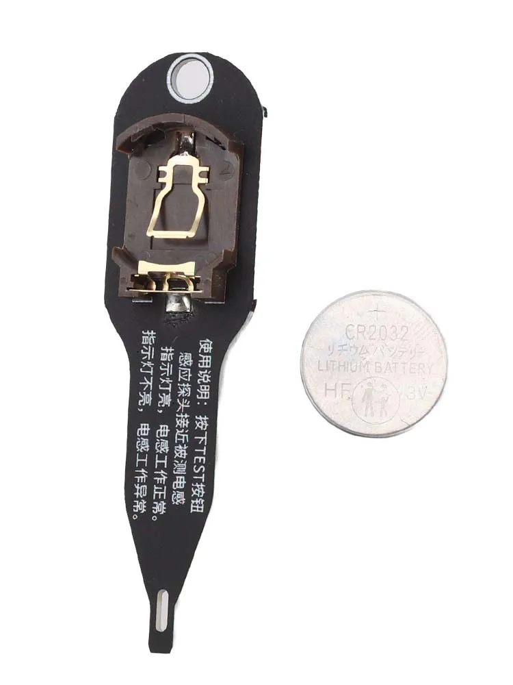 Inductor Tester Electromagnetic Induction Instrument For Motherboard Coil Fault Detection PCB Repair Tool Black Portable Device