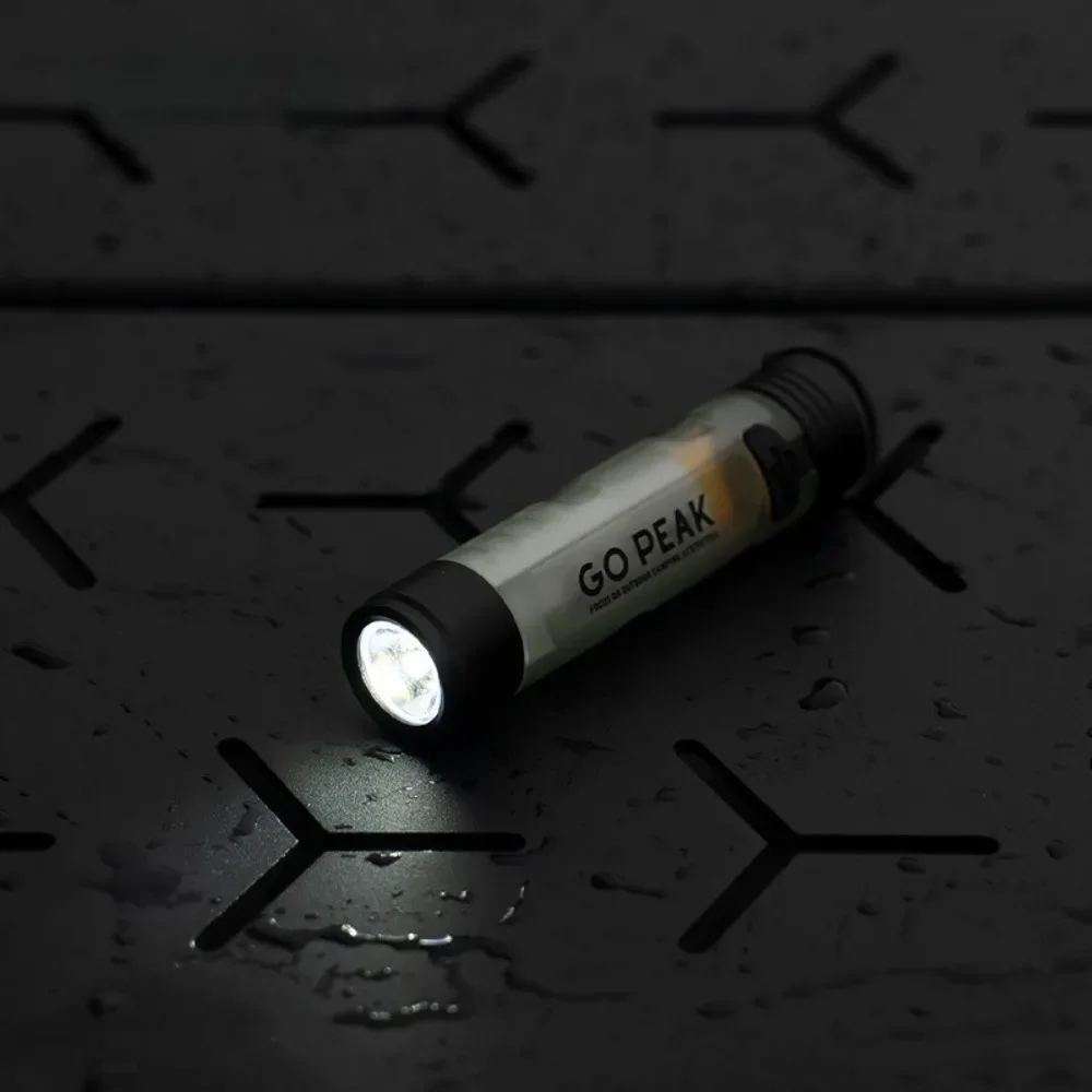 GOPEAK جيب مصباح يدوي صغير في الهواء الطلق مفتاح كليب غطاء المحيطة Led طويلة التحمل الكوارث الإغاثة الطوارئ 5050 ضوء صغير