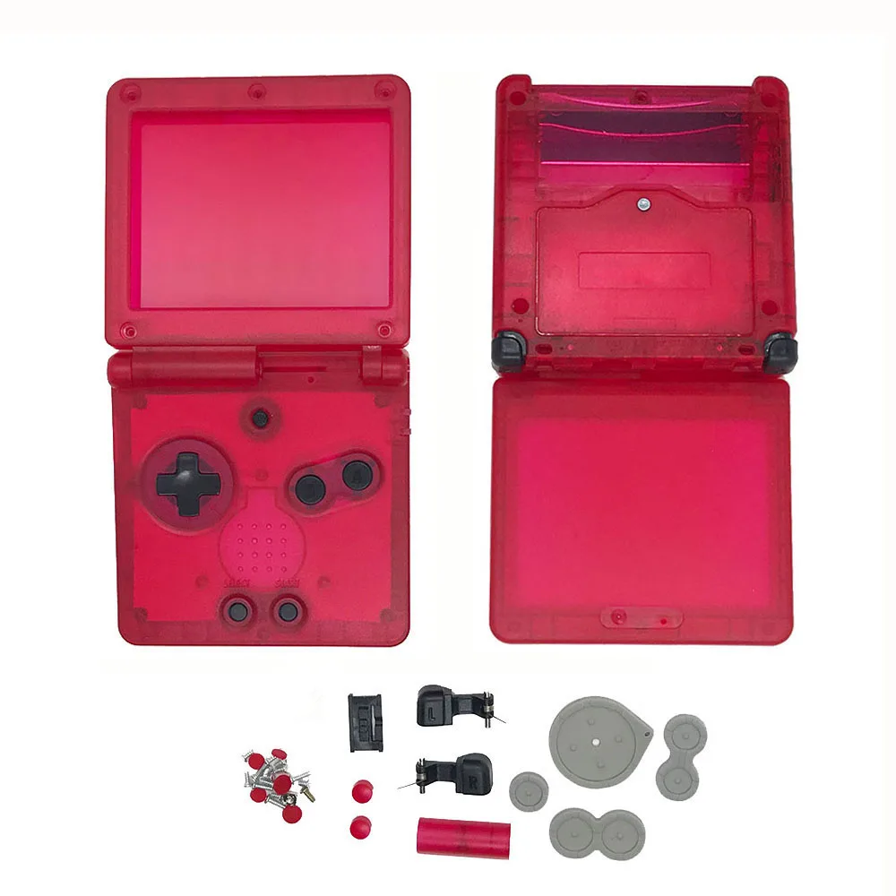 New Shell Case for GBASP Housing GBA SP Shell with Buttons Sets Replacement for Gameboy Advance SP Game Accessories