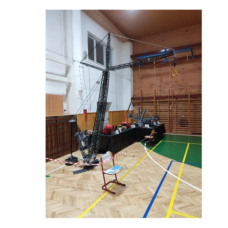 MOC-204416BMS Ring Crane HCR-3000 Crawler Crane Building Blocks 15113PCS Difficult Assembly Blocks DIY Christmas Gift