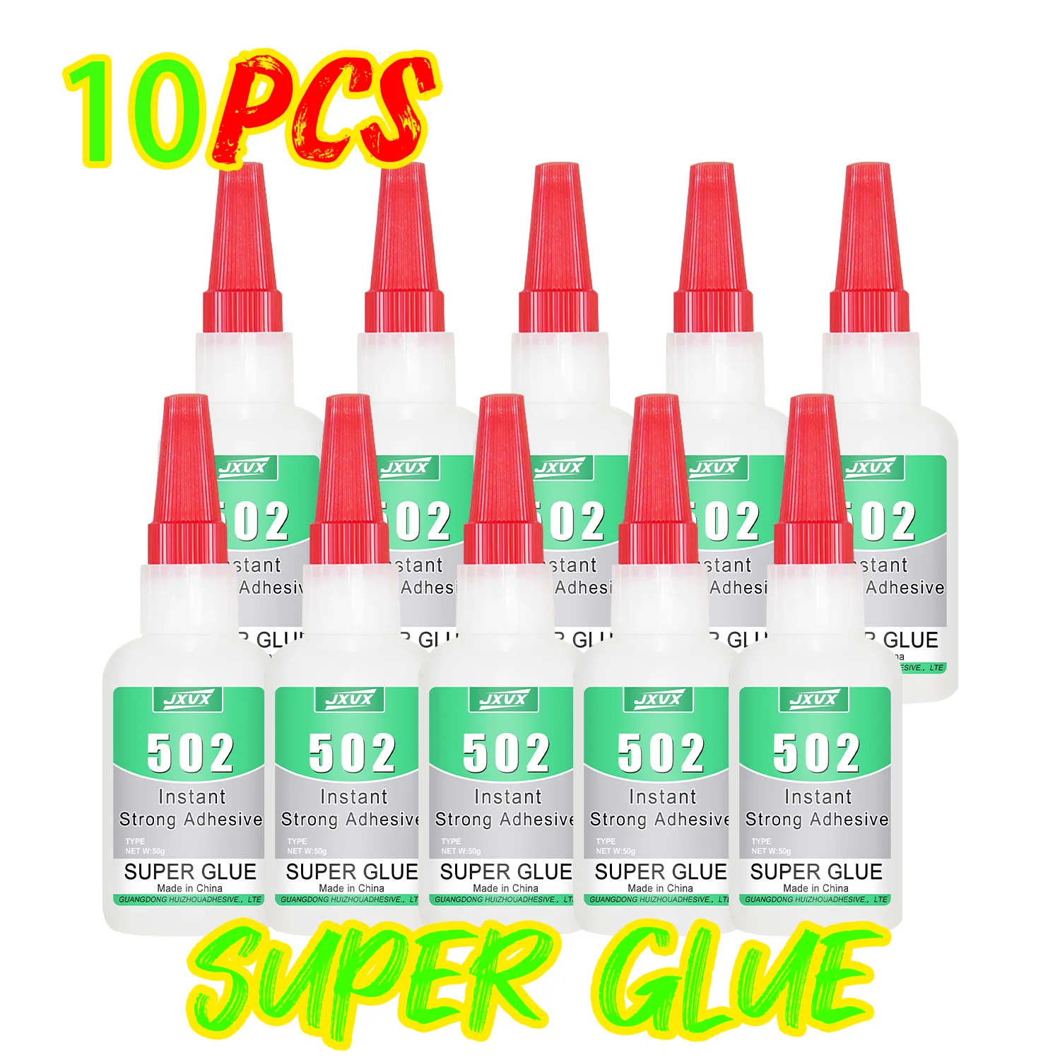 10-tubes-of-50g-super-glue—high-strength-instant-adhesive-for-metal-plastic-glass-wood-fabric-and-shoes