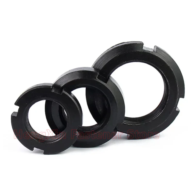 Picture 4: Left-hand Thread M16 M18 M20 M22 M24 M25 M27 M30 M33 M35 M36 M39 M40 M42 M45 M48 M50-M150 Slotted Round Nut Four Slot Nuts GB812