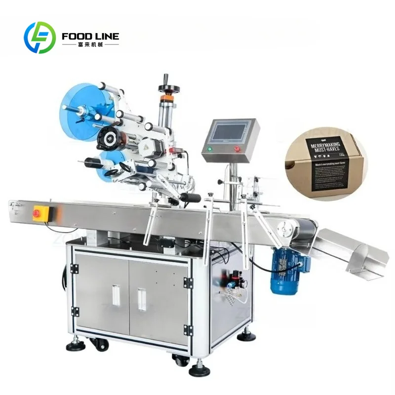 Customized Automatic Anti Tamper Proof Evident Adhesive Sticker Sealing Facial Mask Paper Box Corner Labeling Machine