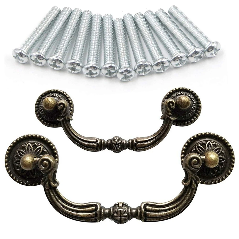 

Vintage European Style Hardware Dresser Wood Case for Drawer Furniture Handles Drawer Knobs Door Handle Cabinet Knobs