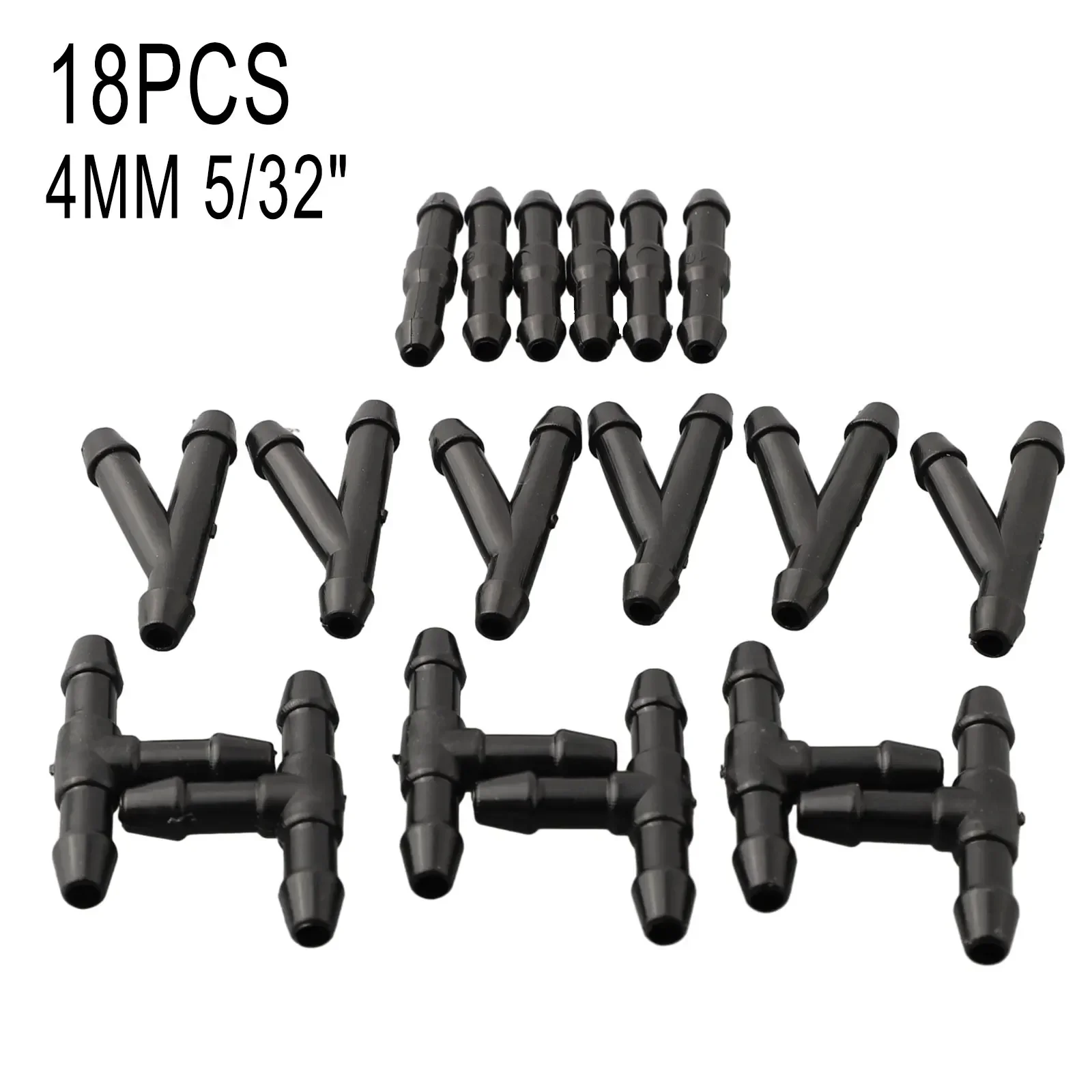 Upgrade Your Car Washer With TYI Type Splitter Fittings, 18pcs 3 Shapes For Perfect Connection, Flawless Windshield Cleaning