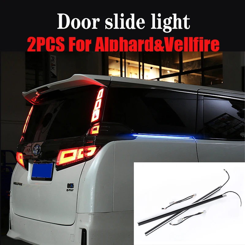 

For Toyota Alphard Vellfire 2015 2016 2017 2018 2019 2020 2021 Sliding Door Track Light Turn Signal Both Fit LHD/RHD Car