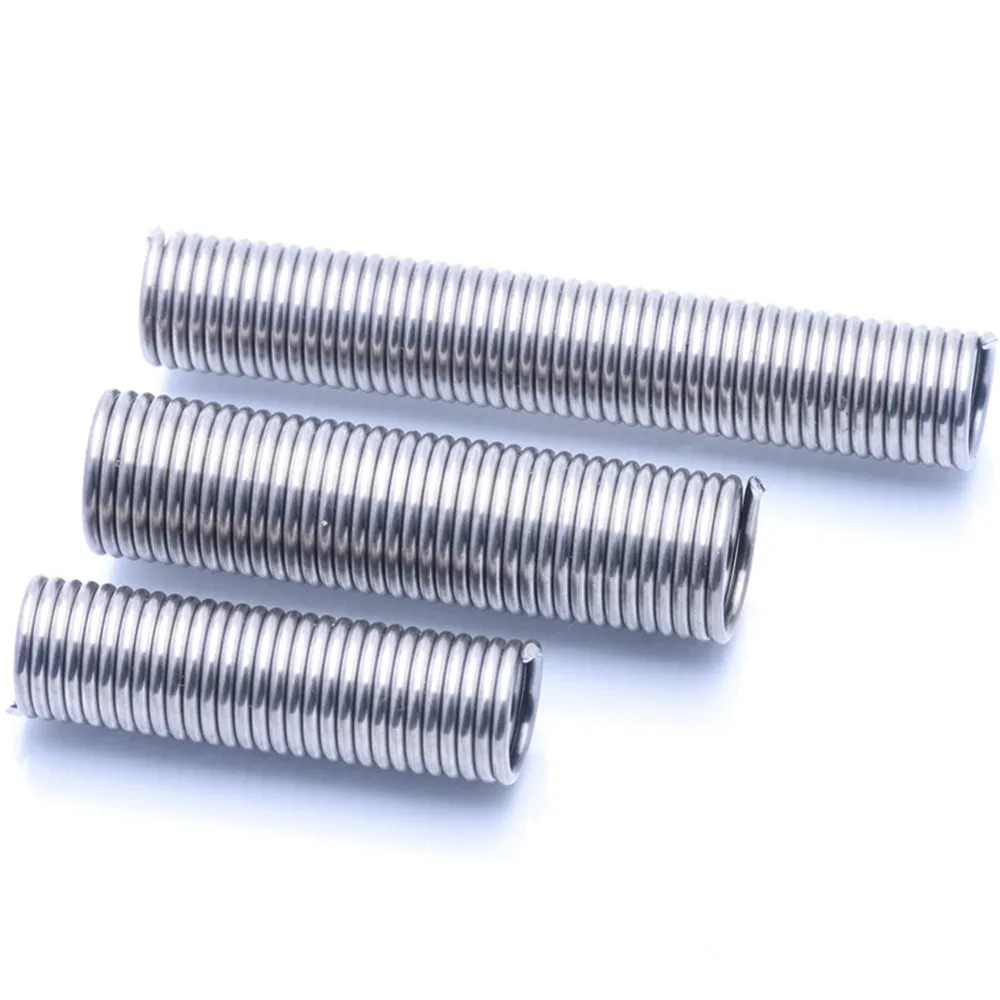 

5pcs/Lot Wire Dia 1mm 1.2mm 304 Stainless Steel Tensile Spring Small Tension Spring OD 6mm 8mm 10mm 12mm Length 15-120mm