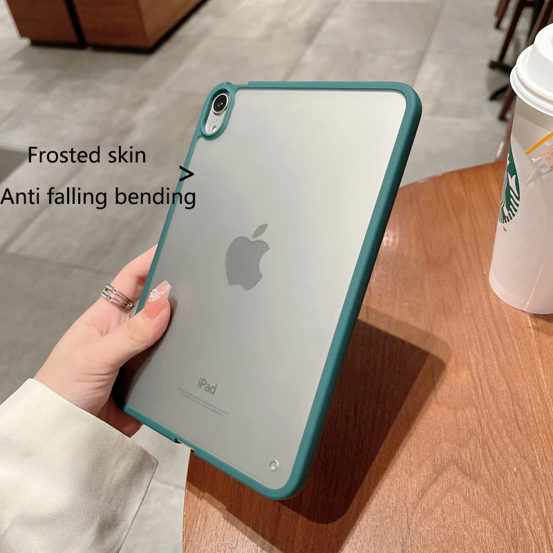 สำหรับไอแพด10th รุ่นเคส2022 8th 9th 10.2 7th สำหรับ iPad Pro 11 Air 5 4 3 Mini 6 4 5เคส iPad 2 3 5th 6th 9.7ฝาครอบพีซีแบบแข็ง