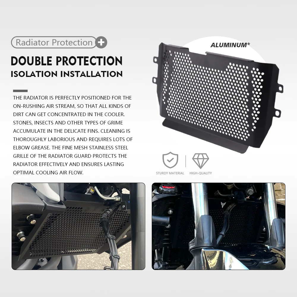 Motorcycle Radiator Protection Grille Guard Protector Cover Fits For Yamaha MT-03 MT-25 FZ-03 MT 03 25 MT03 MT25 FZ03 2015-2024