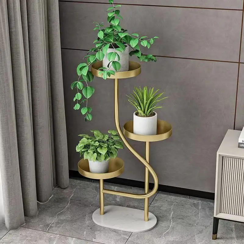 Nordic light luxury high-end flower stand, living room, interior floor-to-ceiling decoration, shelf, balcony, pothos, succulent, solar led wall light outdoor waterproof wall lamp garden arrangement terrace balcony landscape atmosphere decoration solar lamps