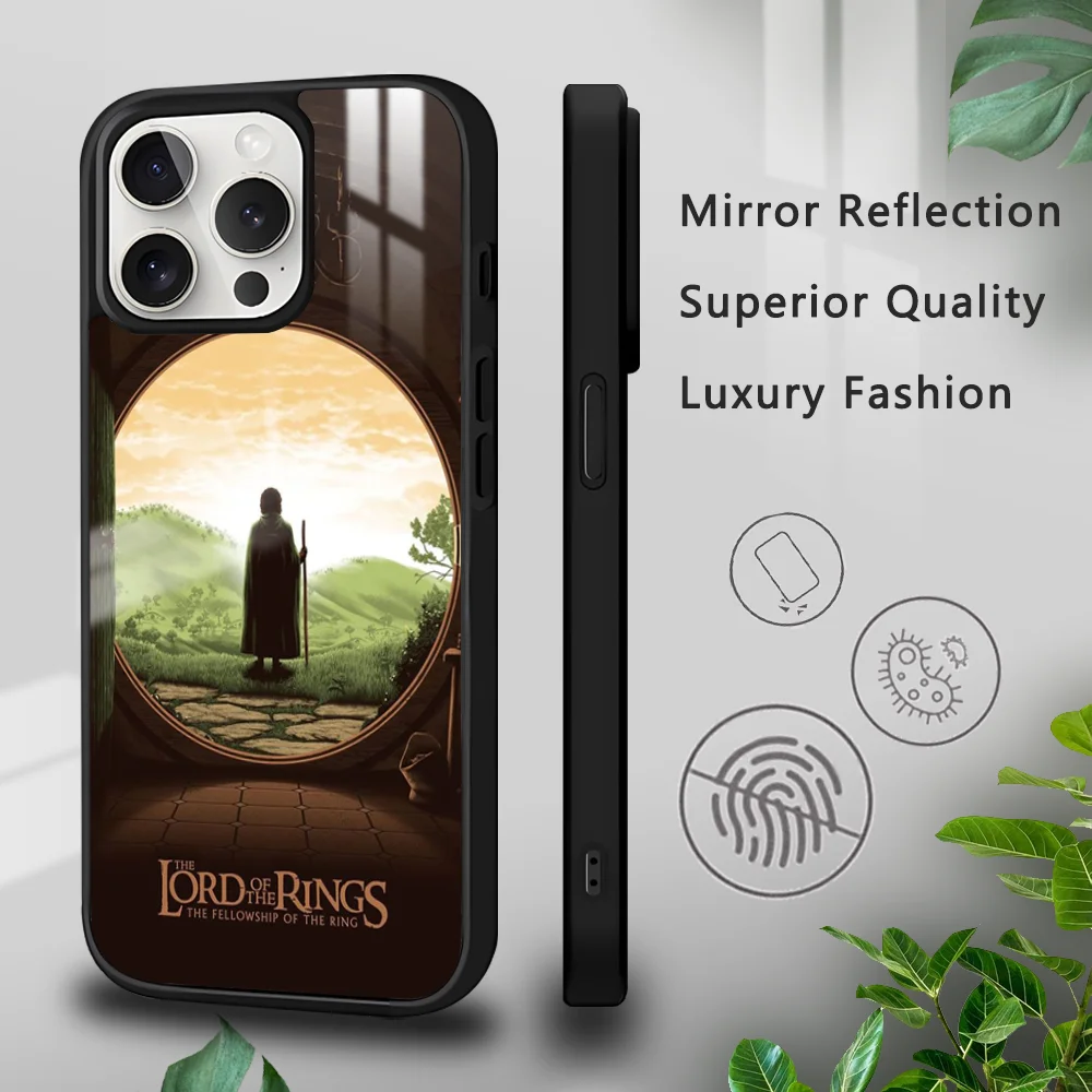 T-The L-Lord-ds of the R-Rings Phone Case For iPhone 16 15 14 13 12 11 Pro Xs Max Mini Plus Celulares Hard Funda