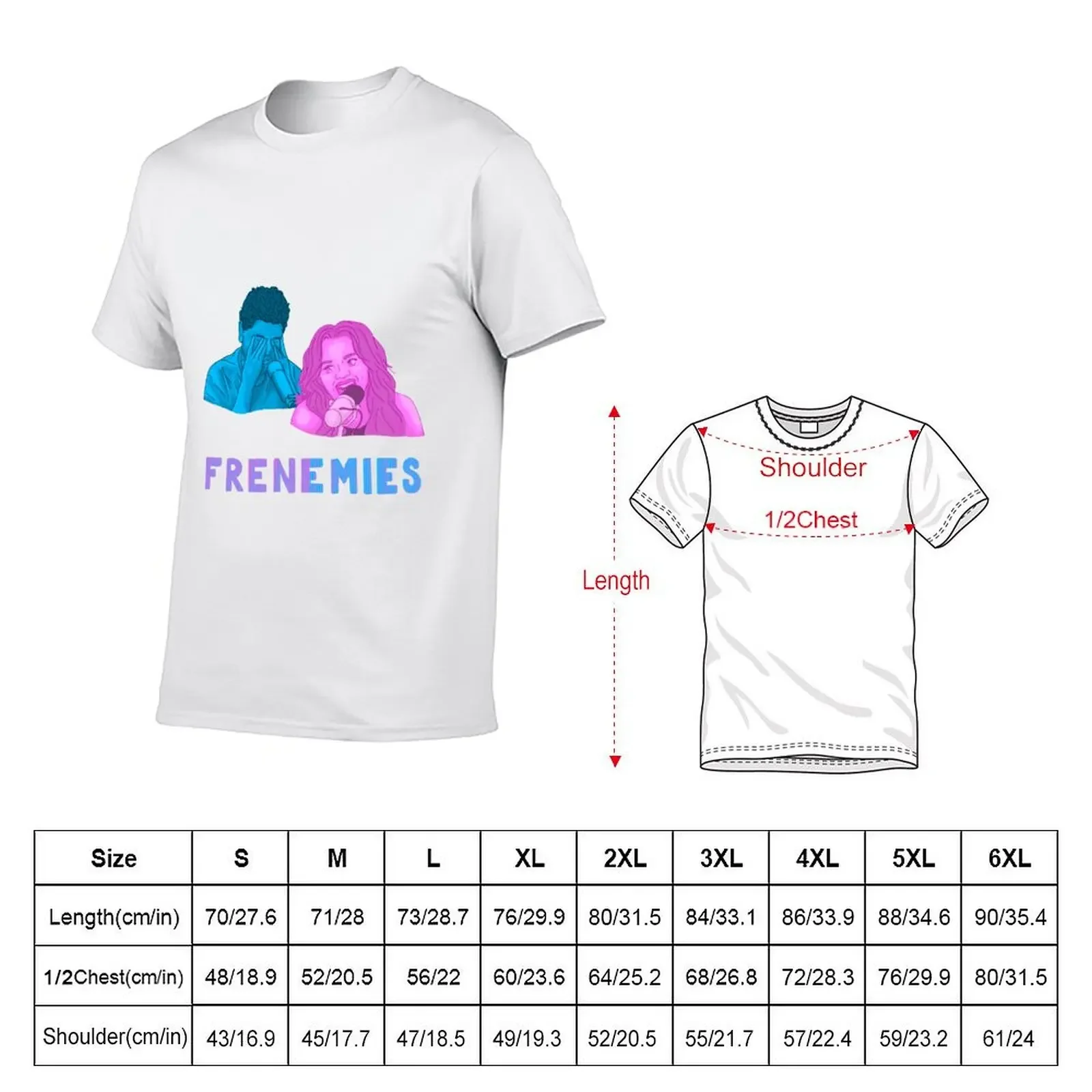 H3 Podcast - Frenemies T-Shirt custom t shirt shirts graphic tee plus size men clothing