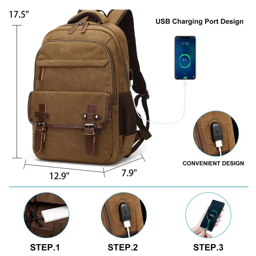 حقيبة ظهر للكمبيوتر المحمول حقيبة ظهر للكمبيوتر المحمول قابلة للتحويل تناسب الكمبيوتر المحمول مقاس 15.6 بوصة