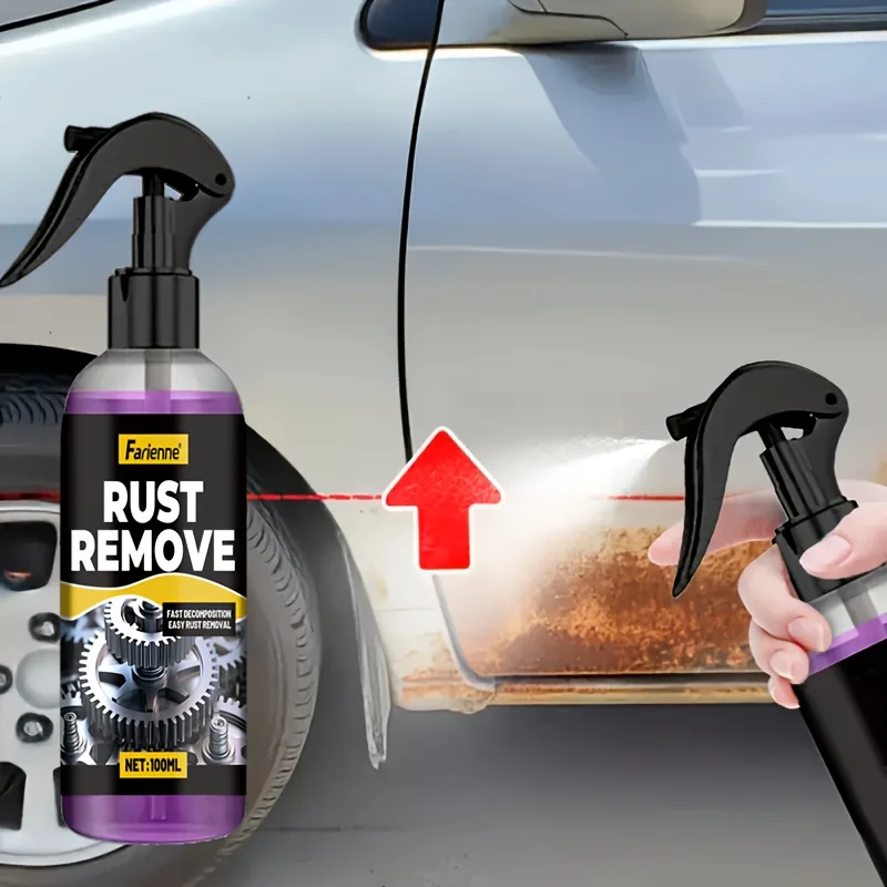 Full Metal Polishing Agent, Wheel HUB Iron Powder Remover, Suitable for Stainless Steel, Car Paint, Tiles, Bathroom, Kitchenware