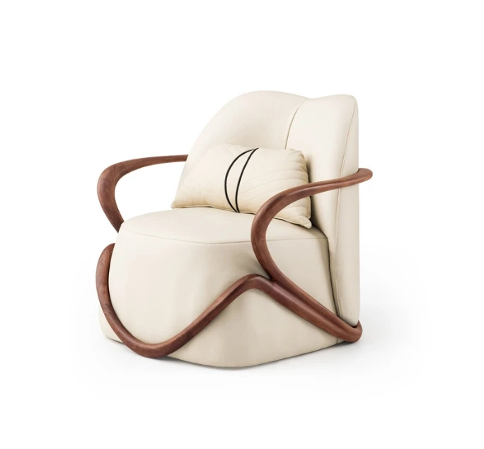 

High Quality Luxury Single Sofa Chair Popular Accent Armchair For Living Room Dining Bedroom